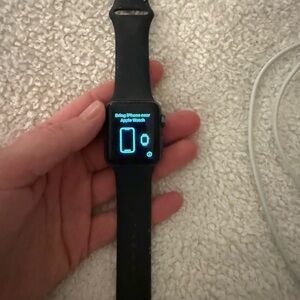 Apple Smartwatch with Black Band